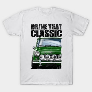 Drive that Classic 1960’s Mini Cooper T-Shirt